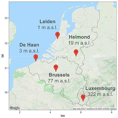 Long-Term Pollen Monitoring in the Benelux: Evaluation of Allergenic Pollen Levels and Temporal Variations of Pollen Seasons